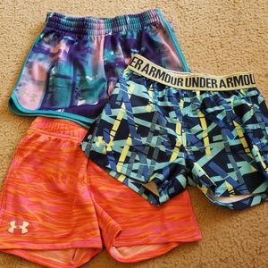 3 Under Armour shorts